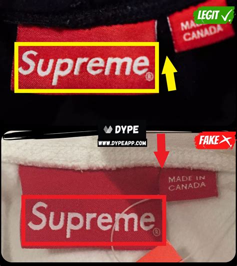 fake supreme clothes|how to check for fake supreme.